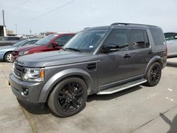 Land Rover LR4 HSE salvage cars for sale: 2016 Land Rover LR4 HSE