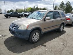 Salvage cars for sale at Denver, CO auction: 2005 Honda CR-V EX