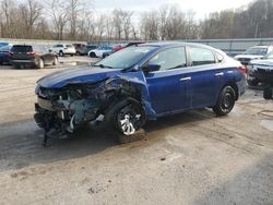 Salvage cars for sale from Copart Ellwood City, PA: 2016 Nissan Sentra S