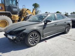 Salvage cars for sale at Tulsa, OK auction: 2021 Hyundai Sonata Limited