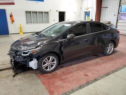 Salvage cars for sale from Copart Angola, NY: 2017 Chevrolet Cruze LT
