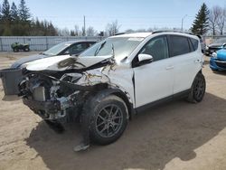 Salvage cars for sale from Copart Ontario Auction, ON: 2016 Toyota Rav4 LE