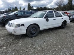 Salvage cars for sale from Copart Graham, WA: 2006 Ford Crown Victoria Police Interceptor