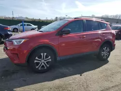 Salvage cars for sale at Exeter, RI auction: 2017 Toyota Rav4 LE