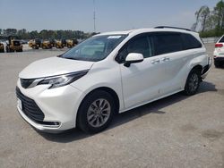 Salvage cars for sale at Dunn, NC auction: 2022 Toyota Sienna XLE