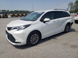 Salvage cars for sale at auction: 2022 Toyota Sienna XLE