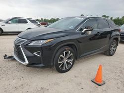 Salvage cars for sale at Houston, TX auction: 2017 Lexus RX 350 Base