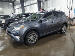 Toyota salvage cars for sale: 2017 Toyota Rav4 HV Limited