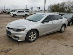 Salvage cars for sale from Copart Oklahoma City, OK: 2018 Chevrolet Malibu LS