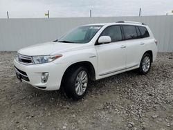 Copart select cars for sale at auction: 2012 Toyota Highlander Hybrid Limited