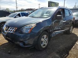 Salvage cars for sale at Chicago Heights, IL auction: 2015 Nissan Rogue Select S