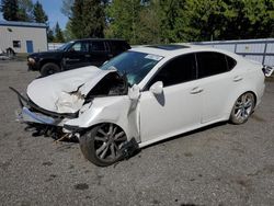 Salvage cars for sale from Copart Arlington, WA: 2006 Lexus IS 250