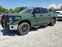 Toyota Tundra salvage cars for sale: 2021 Toyota Tundra Crewmax SR5