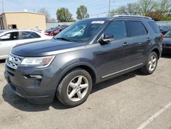 Vehiculos salvage en venta de Copart Moraine, OH: 2018 Ford Explorer XLT