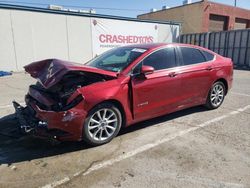 Vehiculos salvage en venta de Copart Anthony, TX: 2017 Ford Fusion SE Hybrid