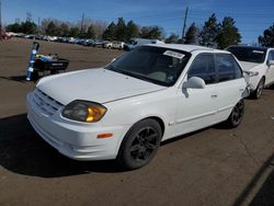 Salvage cars for sale from Copart Denver, CO: 2003 Hyundai Accent GL