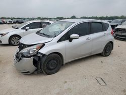 Salvage cars for sale at San Antonio, TX auction: 2018 Nissan Versa Note S