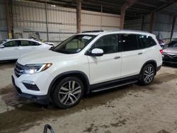 Salvage cars for sale from Copart Greenwell Springs, LA: 2017 Honda Pilot Touring