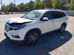 Salvage cars for sale at Savannah, GA auction: 2018 Honda Pilot EXL