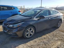 Salvage cars for sale at North Las Vegas, NV auction: 2017 Chevrolet Cruze Premier