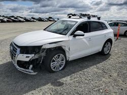 Salvage cars for sale at Antelope, CA auction: 2018 Audi Q5 Premium Plus