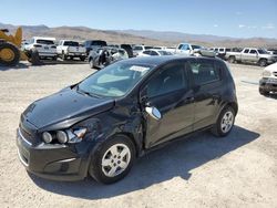 Chevrolet Sonic ls salvage cars for sale: 2013 Chevrolet Sonic LS