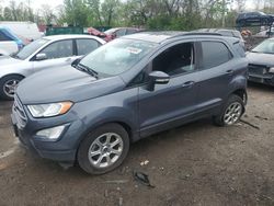 Salvage cars for sale at Baltimore, MD auction: 2019 Ford Ecosport SE