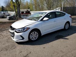 Salvage cars for sale from Copart Portland, OR: 2018 Hyundai Elantra SE