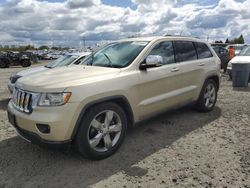 Salvage cars for sale from Copart Eugene, OR: 2011 Jeep Grand Cherokee Overland