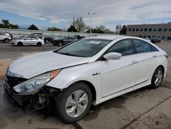 Hyundai Sonata Hybrid salvage cars for sale: 2015 Hyundai Sonata Hybrid