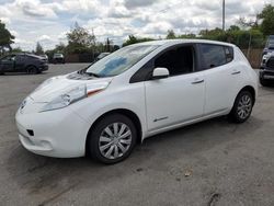 Nissan Leaf S Vehiculos salvage en venta: 2014 Nissan Leaf S