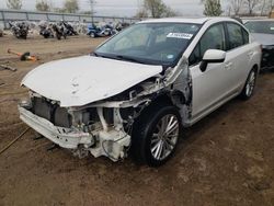 Salvage cars for sale at Elgin, IL auction: 2015 Subaru Impreza Premium Plus