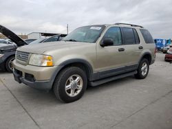Salvage cars for sale at Grand Prairie, TX auction: 2003 Ford Explorer XLT