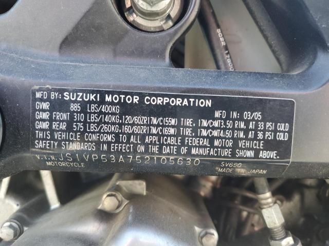 2005 Suzuki SV650