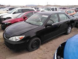 Salvage cars for sale from Copart Anthony, TX: 2004 Toyota Camry LE