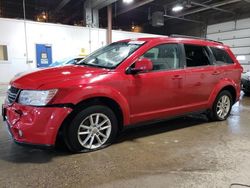 Salvage cars for sale from Copart Blaine, MN: 2017 Dodge Journey SXT