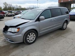 Salvage cars for sale at Fort Wayne, IN auction: 2015 Chrysler Town & Country Touring