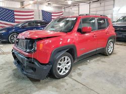 Salvage cars for sale from Copart Columbia, MO: 2018 Jeep Renegade Latitude
