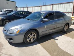 Salvage cars for sale from Copart Haslet, TX: 2007 Honda Accord EX