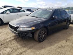 Salvage cars for sale from Copart San Martin, CA: 2007 Acura TL Type S