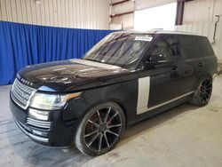 Salvage cars for sale from Copart Hurricane, WV: 2016 Land Rover Range Rover HSE