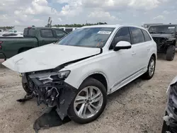 Salvage cars for sale at Houston, TX auction: 2023 Audi Q7 Premium