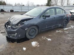 Salvage cars for sale from Copart Bowmanville, ON: 2015 Subaru Impreza Premium