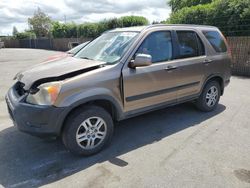 Salvage cars for sale from Copart San Martin, CA: 2004 Honda CR-V EX