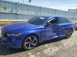 Salvage cars for sale at Dyer, IN auction: 2019 Honda Accord Sport
