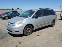 Salvage cars for sale at Bakersfield, CA auction: 2010 Toyota Sienna CE