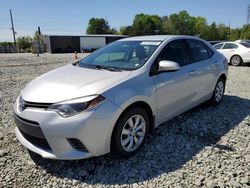 Salvage cars for sale from Copart Mebane, NC: 2015 Toyota Corolla L