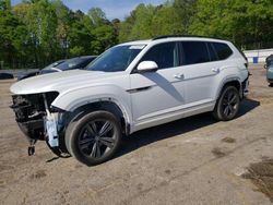 Salvage cars for sale at Austell, GA auction: 2021 Volkswagen Atlas SE