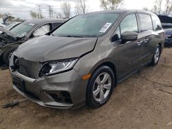 Salvage cars for sale at Elgin, IL auction: 2018 Honda Odyssey EXL