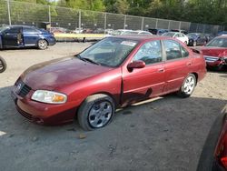 Salvage cars for sale from Copart Waldorf, MD: 2005 Nissan Sentra 1.8